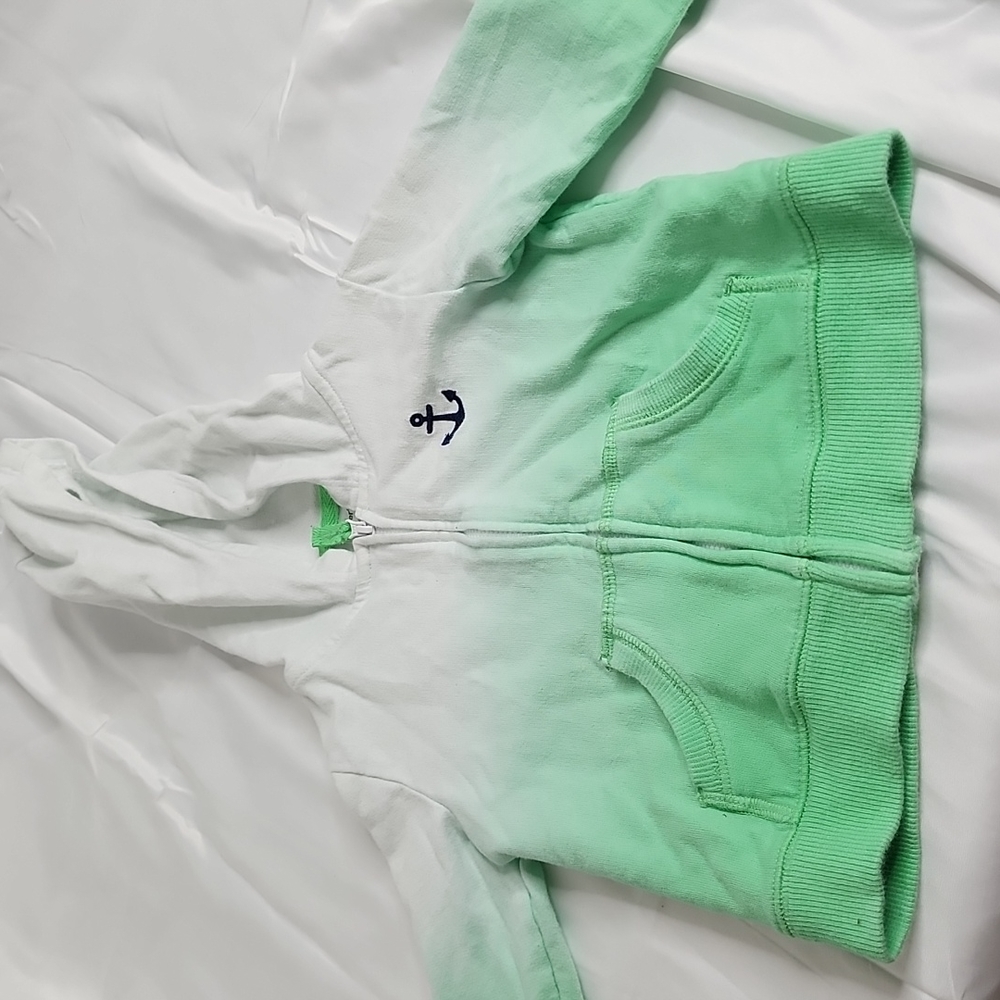 Carter's Hoodie Green and White Size 18m